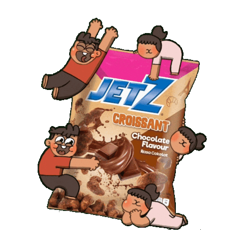 Croissant Sticker by JetZ Snack