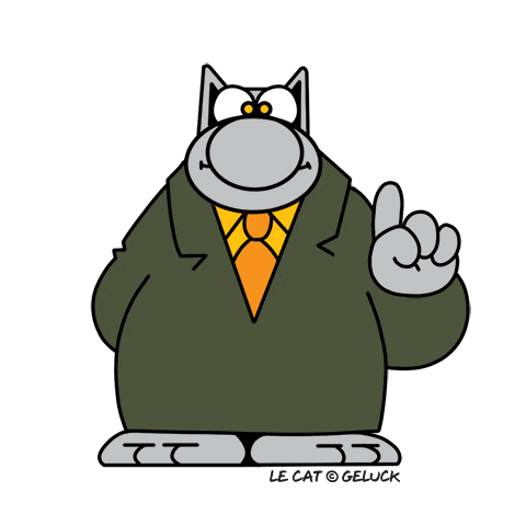 LE CAT © PHILIPPE GELUCK GIF