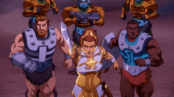 Powerful Women Running GIF by Masters Of The Universe