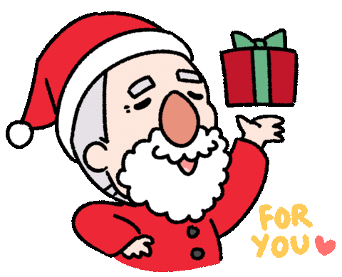 Happy Santa Claus Sticker by Ai and Aiko for iOS & Android | GIPHY