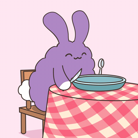 Japan Cute Bunny GIF by Moriusa