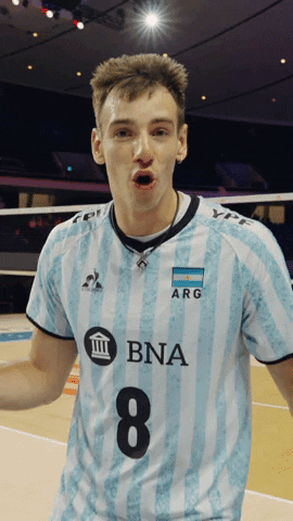 Argentina Smile GIF by Volleyball World