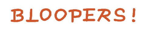Bloopers Sticker by Mota Italic