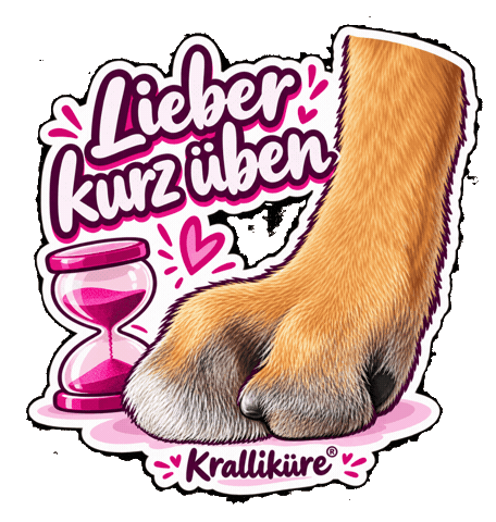 Hund Pfote Sticker by Natalie