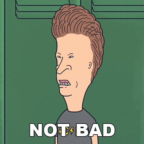 Not Bad Beavis And Butthead GIF by Paramount+