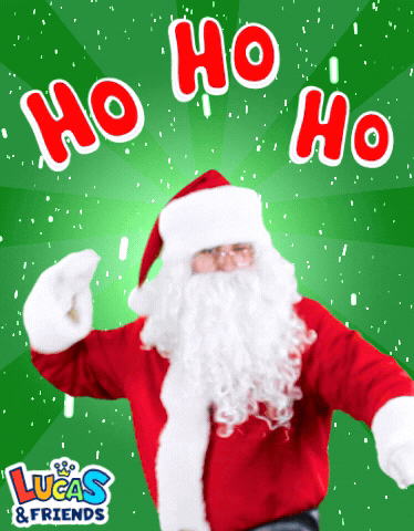 Happy Merry Christmas GIF by Lucas and Friends by RV AppStudios