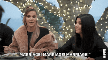 Marry Keeping Up With The Kardashians GIF by E!
