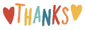Heart Thank You Sticker