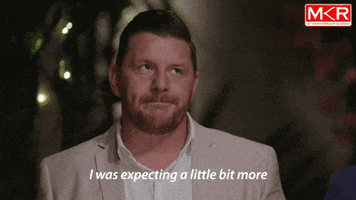 expecting more b and the three GIF by My Kitchen Rules
