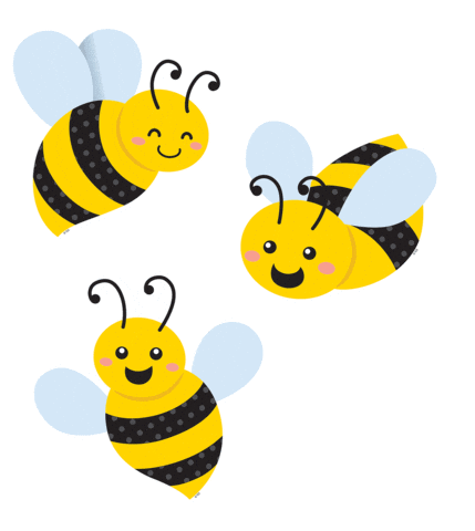 Happy Bee Sticker by Teacher Created Resources