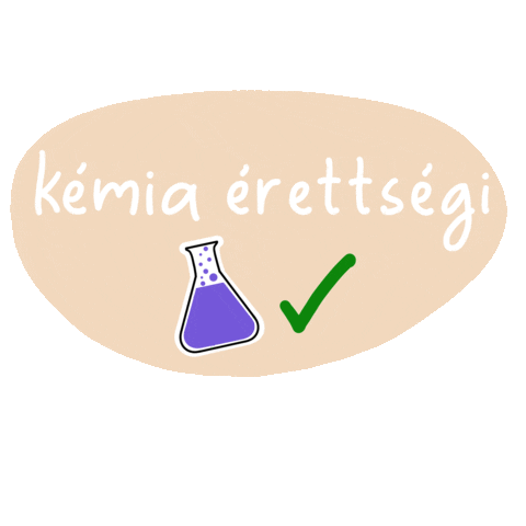 Chemistry Exam Sticker by PTE Általános Orvostudományi - Gyógyszerésztudományi Kar