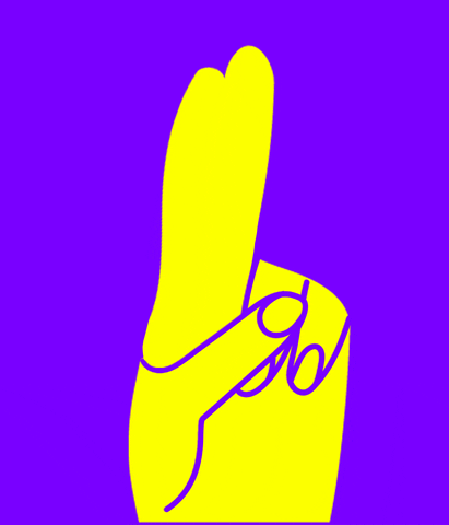 Hand Peace GIF by Temporada Alta