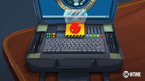 red button showtime GIF by Our Cartoon President