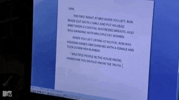 Jersey Shore Letter GIF by Jersey Shore Family Vacation