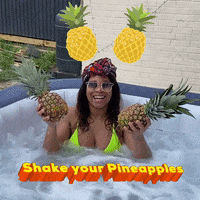 Pineapple Jacuzzi GIF by Sherilyn Carter