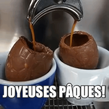maximepelchat easter egg coffee GIF