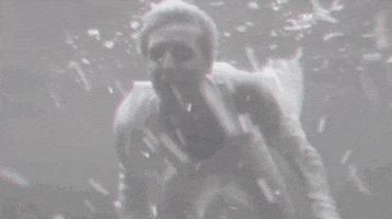 black and white swimming GIF by Vacation Forever