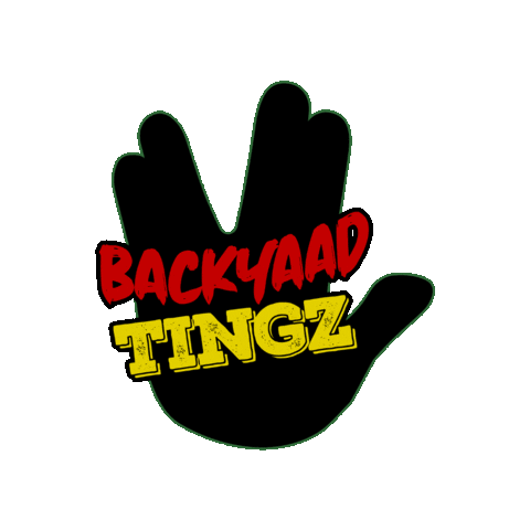 Backyaad Tingz Sticker