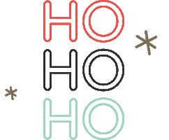 Ho Ho Ho Christmas Sticker by UAU!