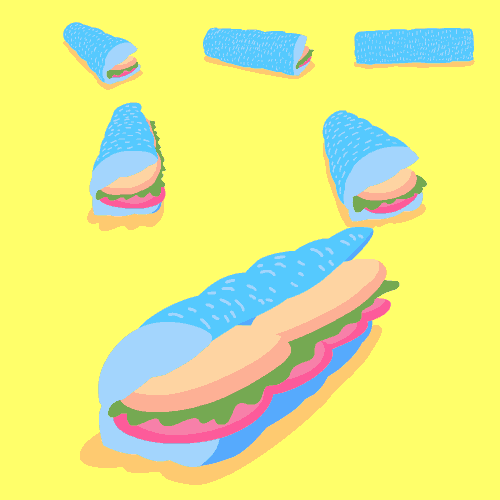 sandwich GIF by Victor Courtright