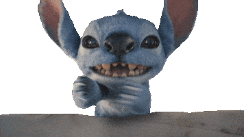 Happy Lilo And Stitch Sticker by Walt Disney Studios