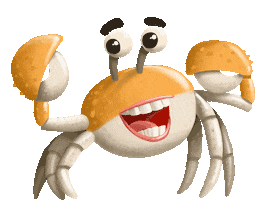 Crab Maceio Sticker by Pratagy Resort