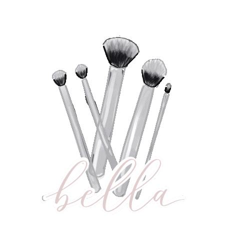 Makeup Artist Makeupbrushes Sticker by Bella Bridal Beauty
