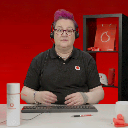 Surprised Rood GIF by Vodafone Nederland