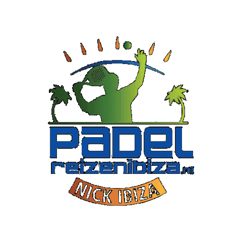 Padel Sticker by Nick Ibiza