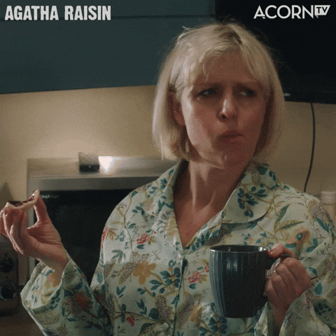 Good Morning Reaction GIF by Acorn TV