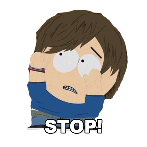 Scared Stop Sticker by South Park