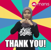thank you GIF by Manis