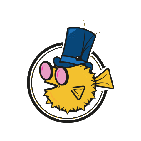 Mr. Blowfish Sticker