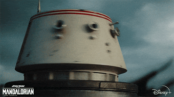 Scared Droid GIF by Disney+