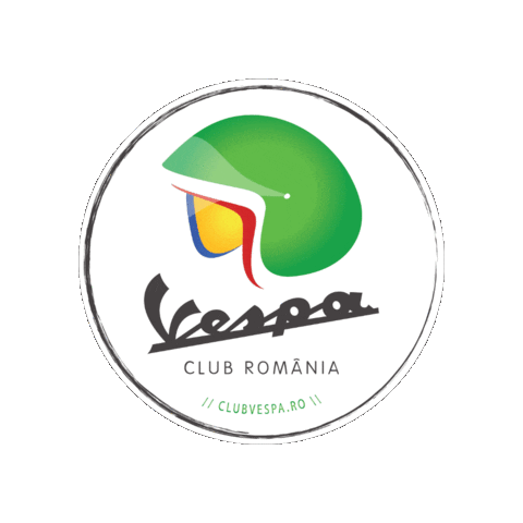 Club Vespa Romania Sticker
