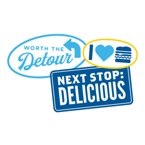 Burger Roadtrip Sticker by Culver's