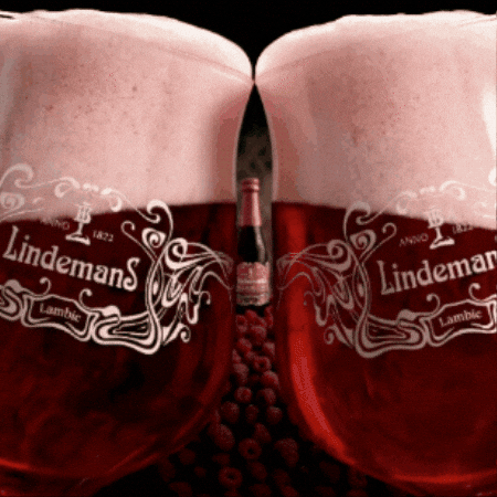 Cheers Raspberry GIF by Lindemans