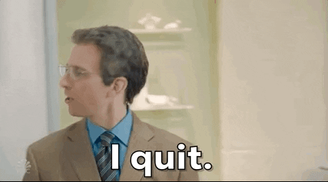 Quit Two Weeks Notice GIF by Saturday Night Live - Find & Share on GIPHY
