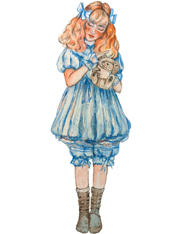Alice In Wonderland Girl Sticker