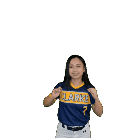 Clarke Softball Sticker by Clarke University