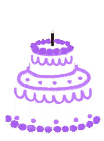 Birthday Cake Celebration Sticker