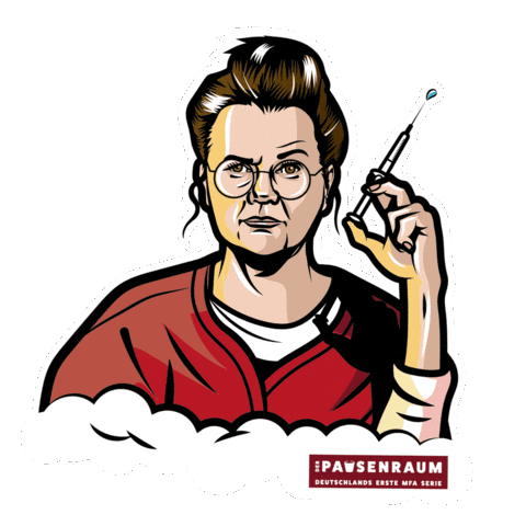 Pausenraum Sticker by DRACO