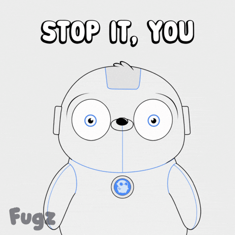 Embarrassed Stop GIF by Fugz Official