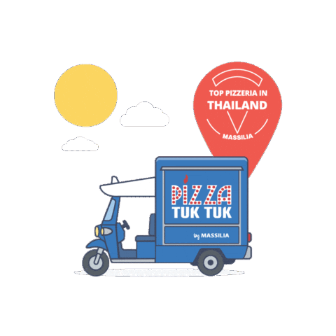 Tuktuk Sticker by Pizza Massilia