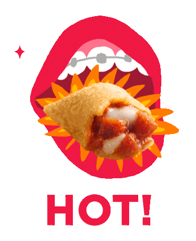 Spicy Pizza Rolls Sticker by Totino's