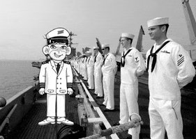 Navy Captain Morgan GIF by Zhot Shotz