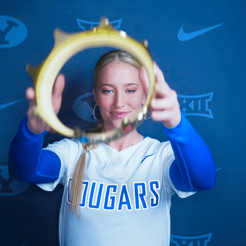 Queen Crown GIF by BYU Cougars