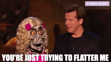 flatter me valentines day GIF by Jeff Dunham