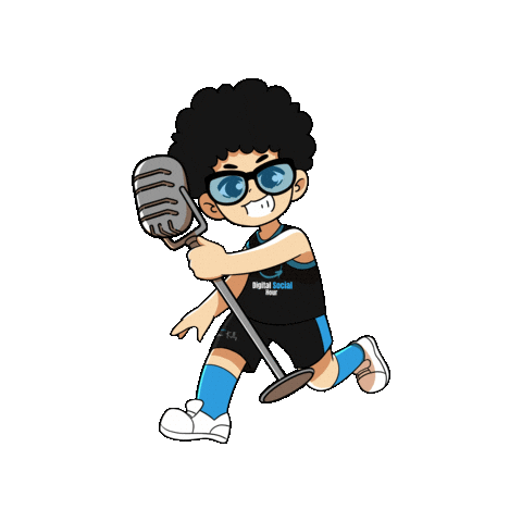 Digital Social Hour Sticker