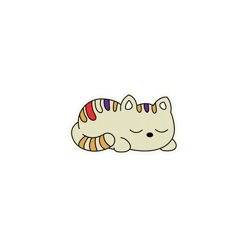 Happy Cat Sticker by IZFAS